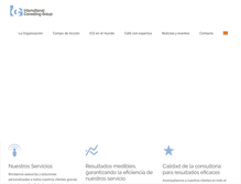 Tablet Screenshot of icg-business.com